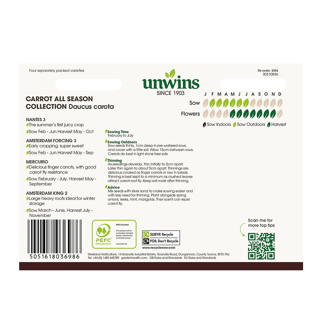 Unwins Carrot All Season Collection P
