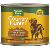 Natures Menu Dog - Country Hunter Can Duck & Turkey 600g