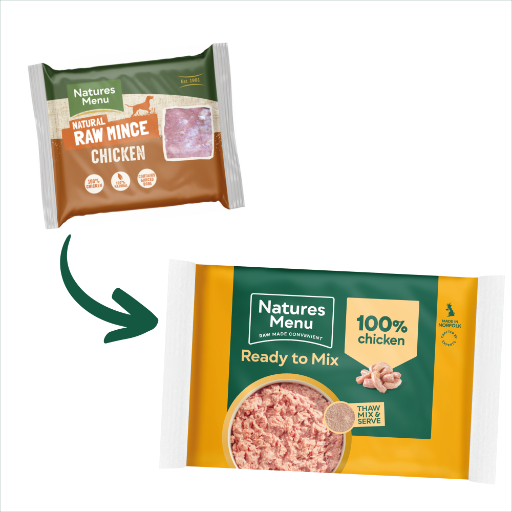 Natures Menu Dog - Frozen Just Mince Chicken 400g