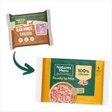 Natures Menu Dog - Frozen Just Mince Chicken 400g