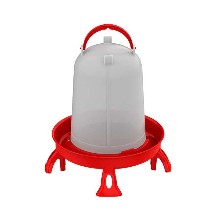 Agrihealth Poultry Eco Drinker With Legs 10L Red