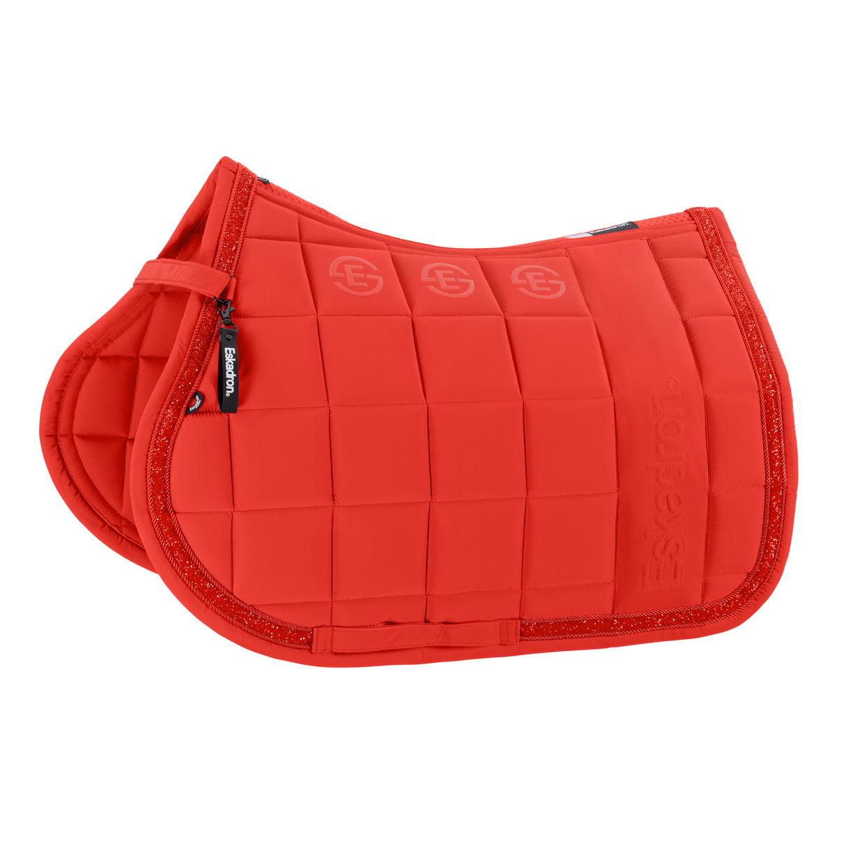 Eskadron Saddle Cloth Big Square Jewel Dynamic 25 A/W VS Poppy Red Full