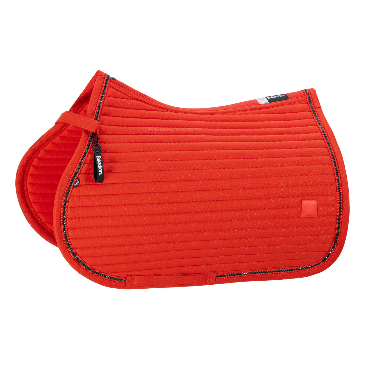 Eskadron Saddle Cloth Sparkle Crystal Dynamic 25 A/W VS Poppy Red Full