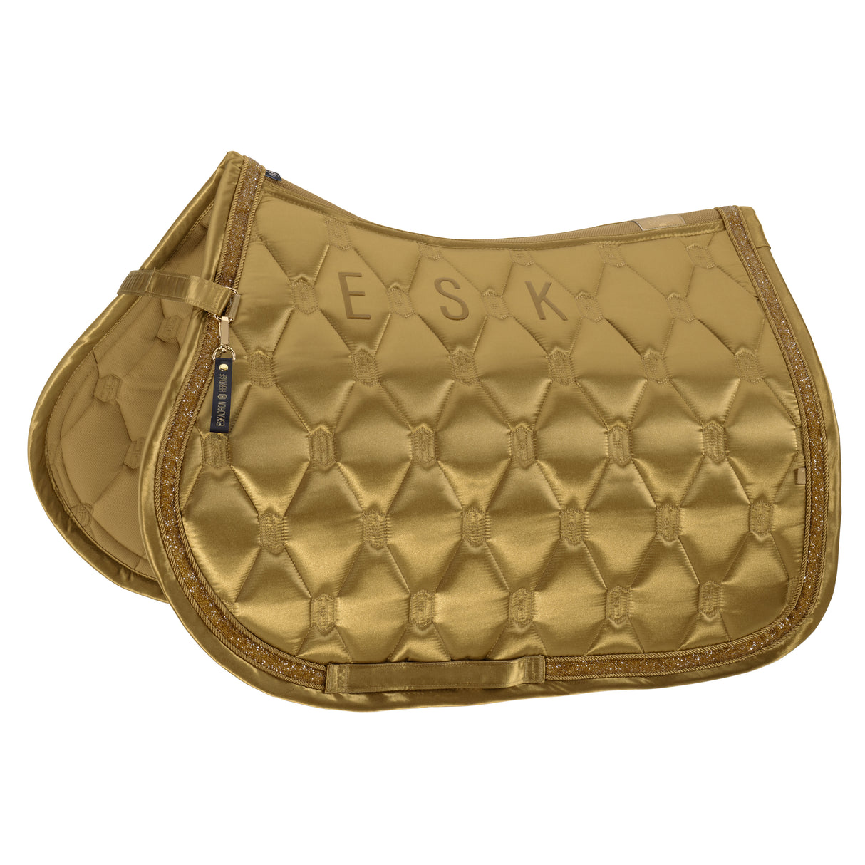 Eskadron Saddle Cloth Satin Jewel Heritage 25/26 VS Cardamom Full