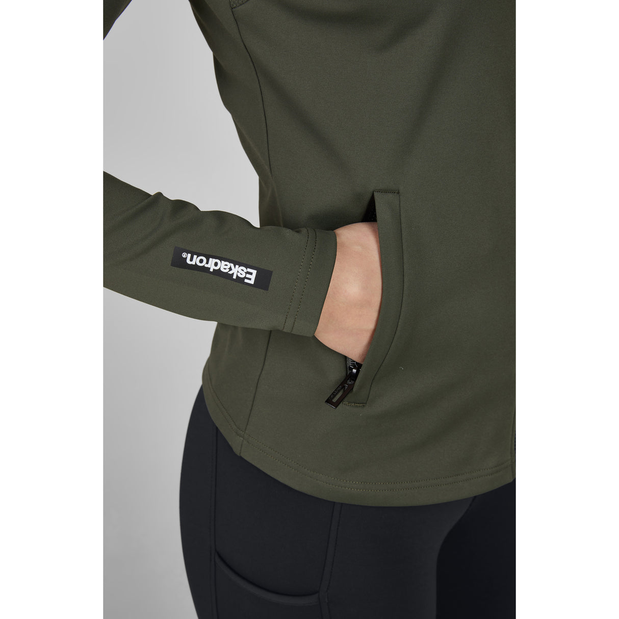 Eskadron Shirt Zip-Shirt Dynamic 25 A/W Deep Green