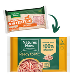 Natures Menu Dog - Frozen Freeflow Mince Chicken 2kg