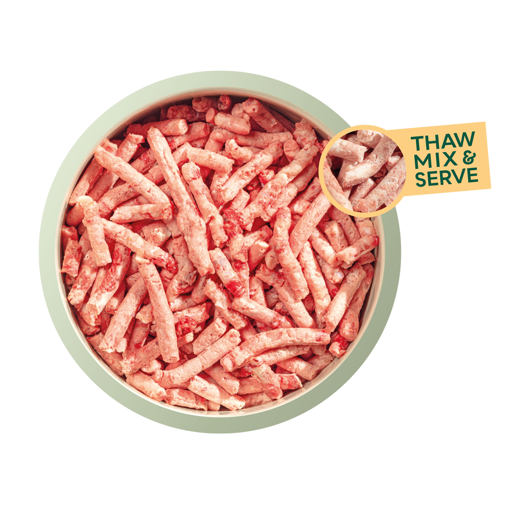Natures Menu Dog - Frozen Freeflow Mince Lamb & Chicken 2kg
