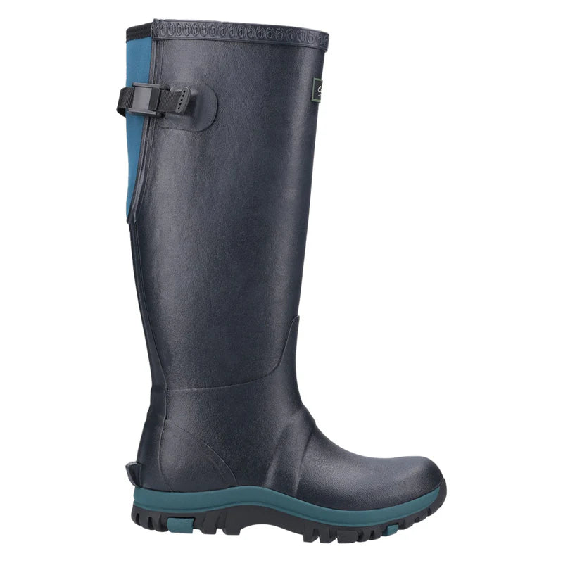 Cotswold Realm Welly Navy/Teal