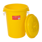 Red Gorilla Bin With Clip Lid 50L