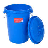 Red Gorilla Bin With Clip Lid 50L