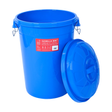 Red Gorilla Bin With Clip Lid 80L