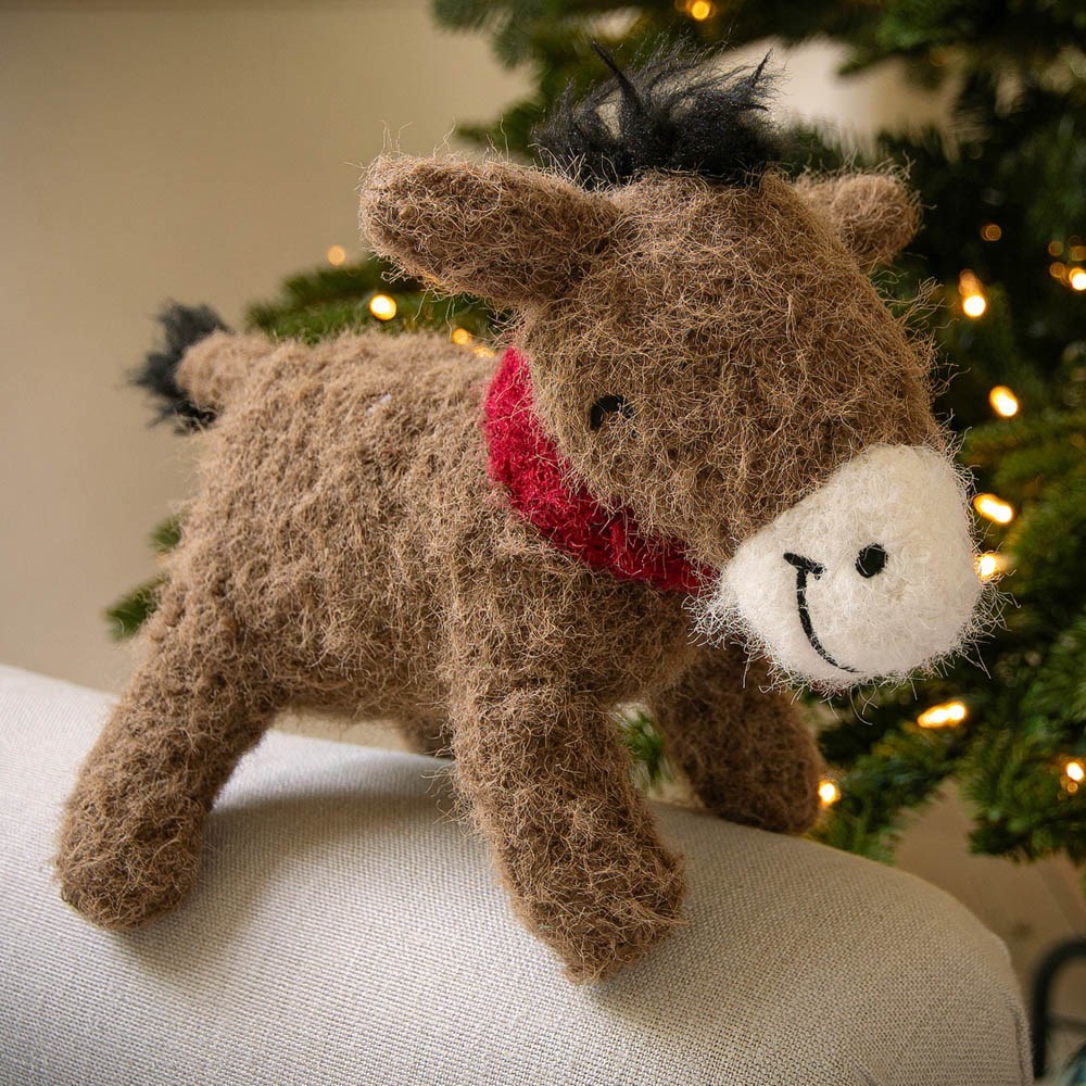 Great & Small Cosy Winter Wishes Donkey