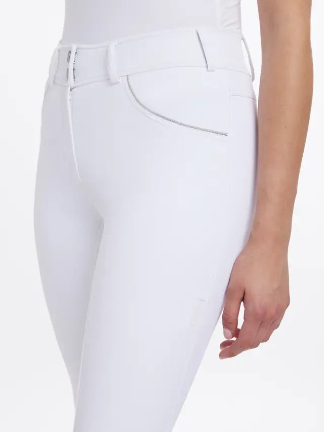 Le Mieux Victoria Breech Suede Seat White