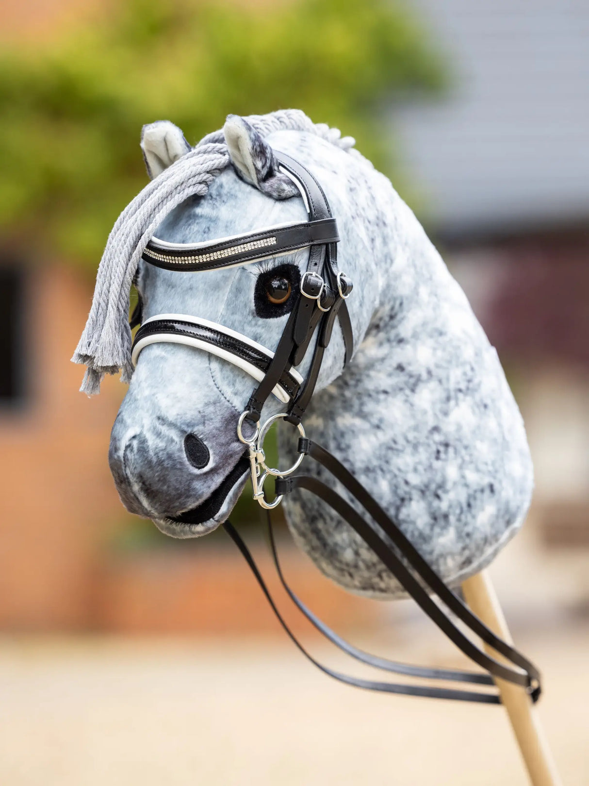 Le Mieux Hobby Horse Double Bridle Black