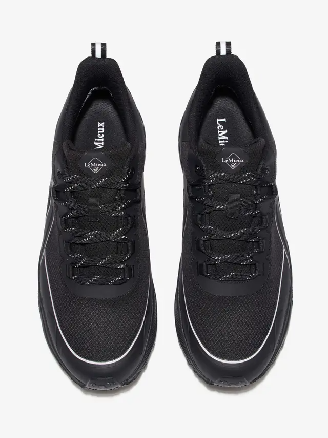Le Mieux Mens Trax Viva Waterproof Trainer Black