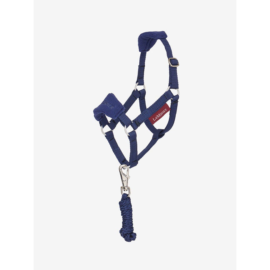Le Mieux Hobby Horse Vogue Headcollar & Leadrope Ink Blue