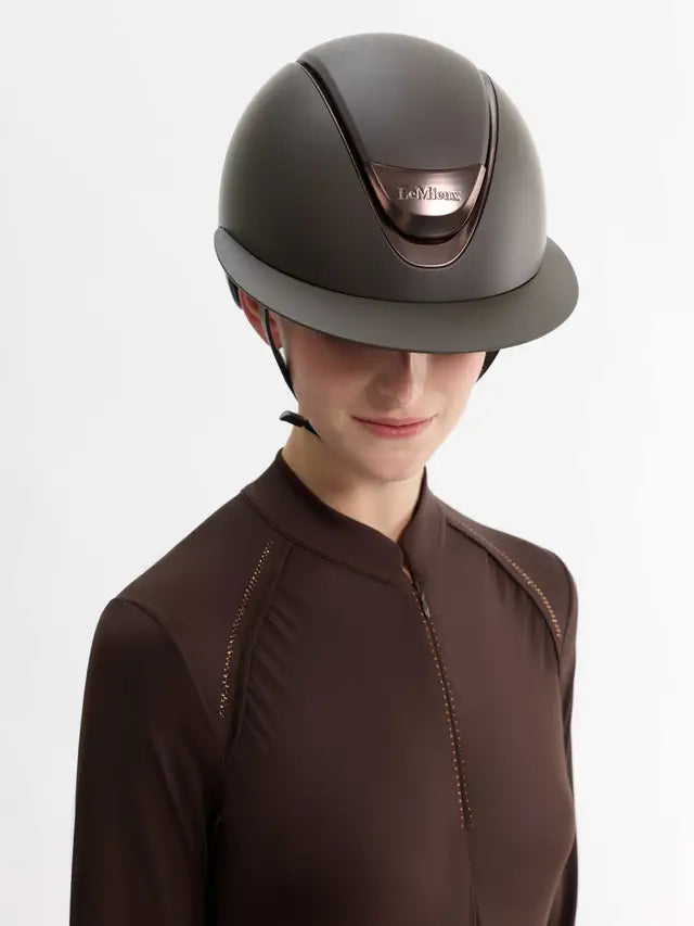Le Mieux Verv Competition Helmet Matte Brown