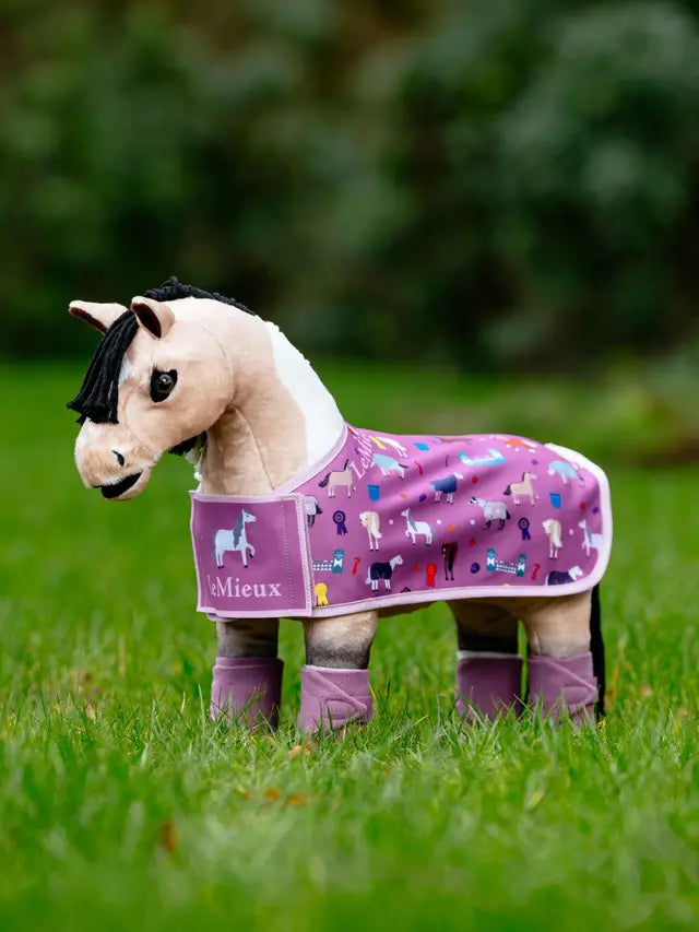 Le Mieux Toy Pony Printed Rug Mallow