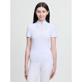 Le Mieux Young Rider Brilliance Livvy Short Sleeve Show Shirt White