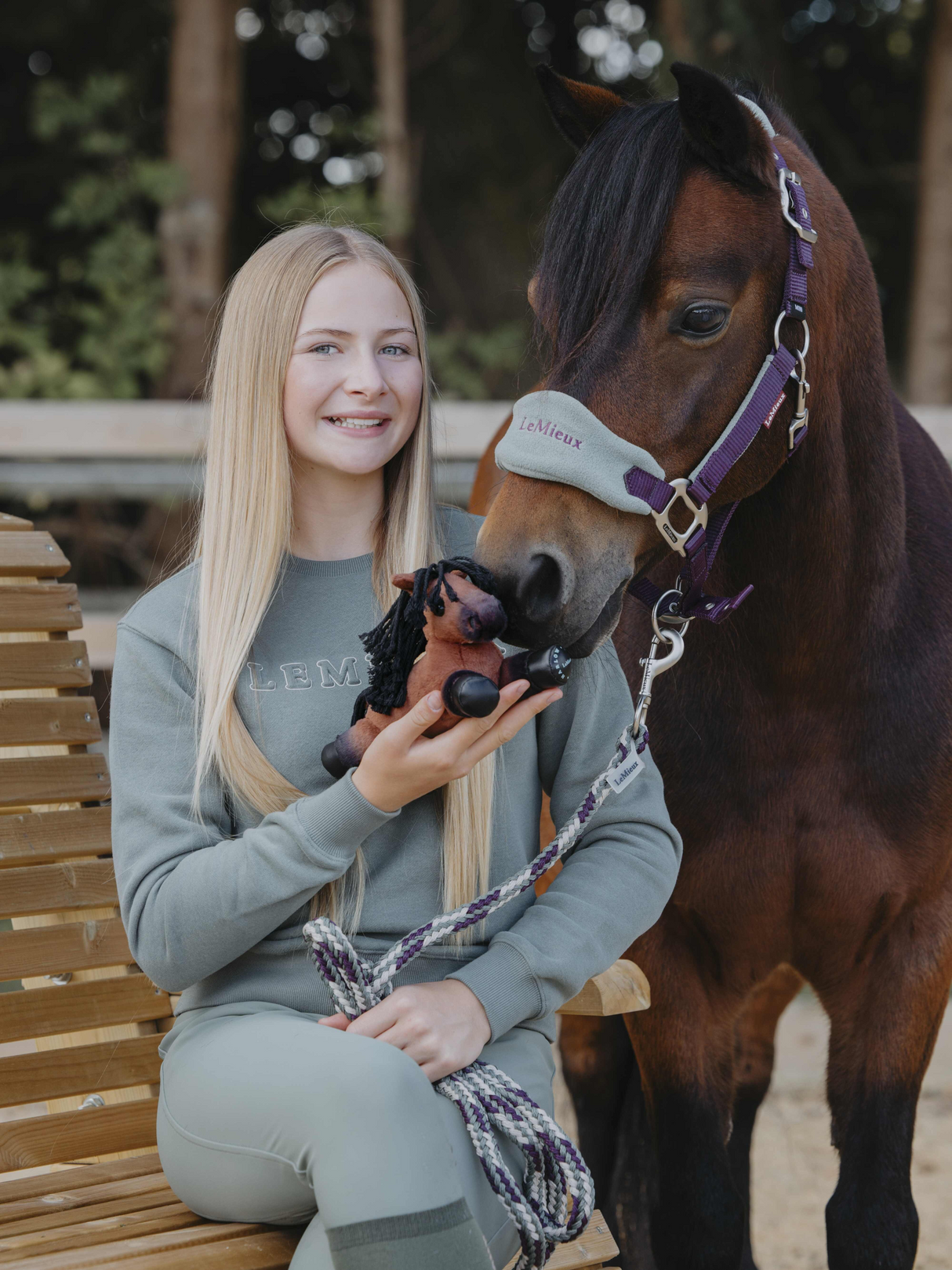 Le Mieux Harlow Tiny Beanie Pony