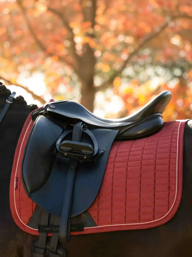 Le Mieux Suede Dressage Square Russet L