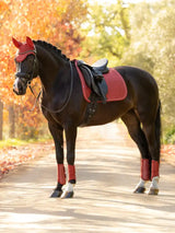 Le Mieux Suede Dressage Square Russet L