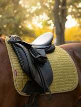 Le Mieux Suede Dressage Square Gooseberry L
