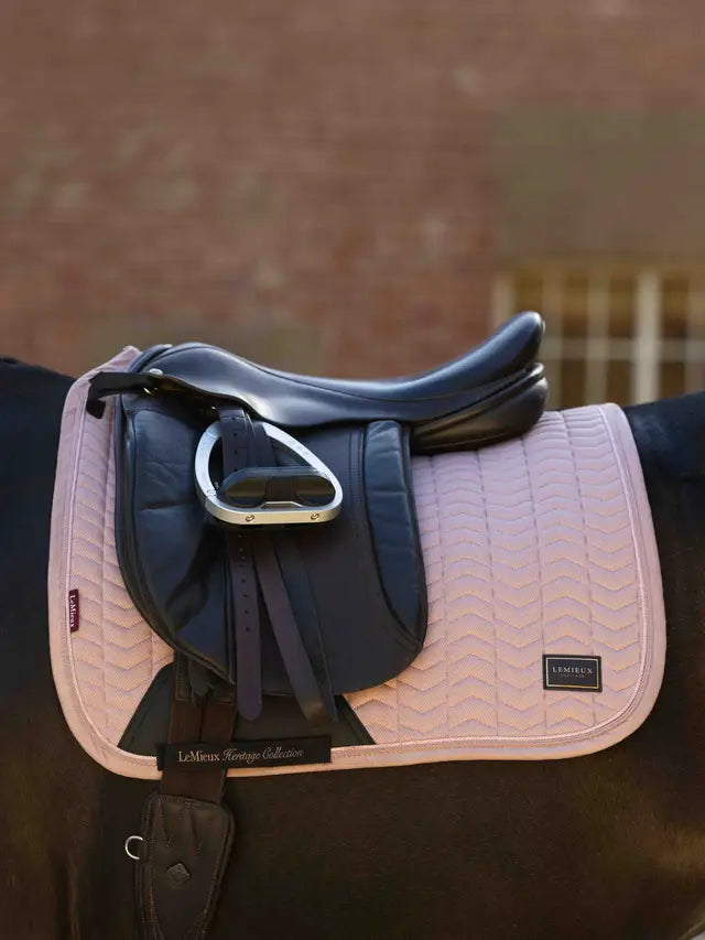 Le Mieux Heritage Herringbone Dressage Square Wild Rose L