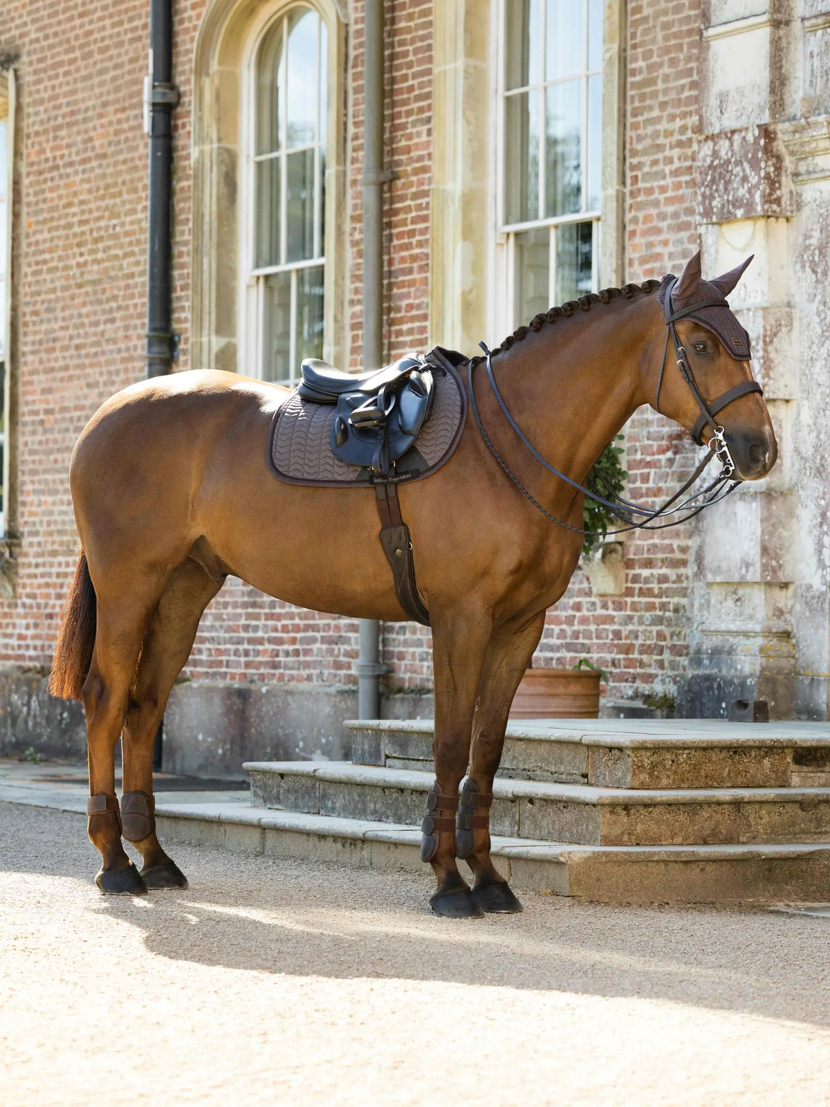 Le Mieux Heritage Herringbone Jump Square Cocoa S/M