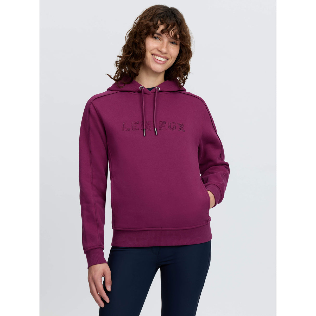 Le Mieux Eden Sparkle Hoodie Blackberry