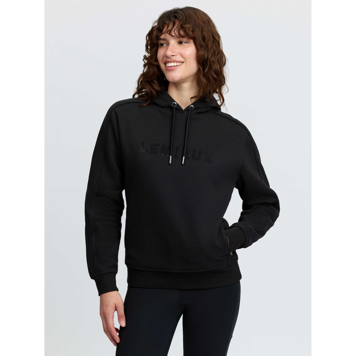 Le Mieux Eden Sparkle Hoodie Black