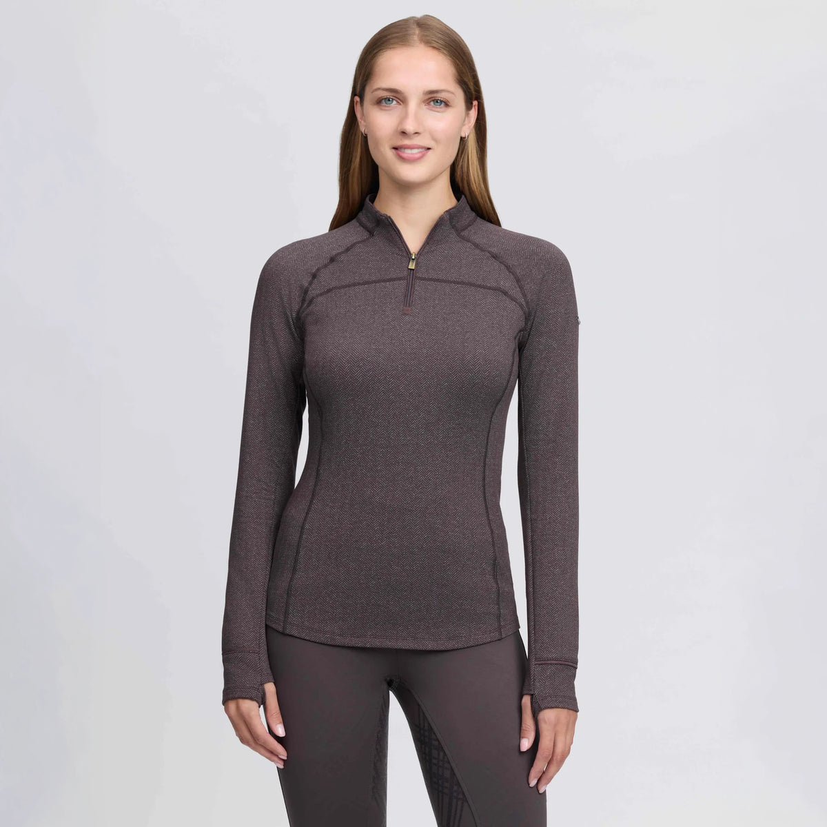 Le Mieux Heritage Herringbone Base Layer Cocoa