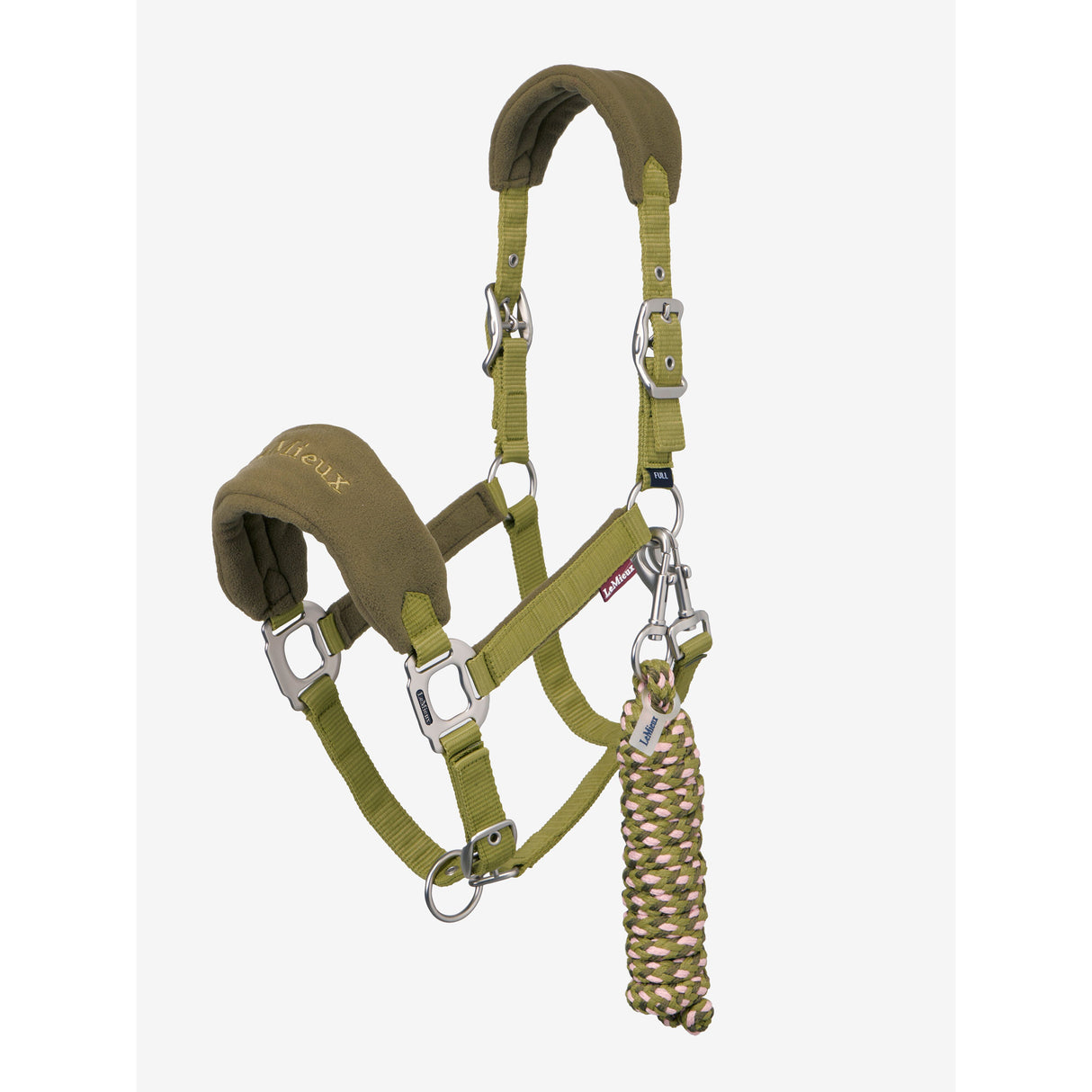 Le Mieux Vogue Fleece Headcollar & Leadrope Gooseberry