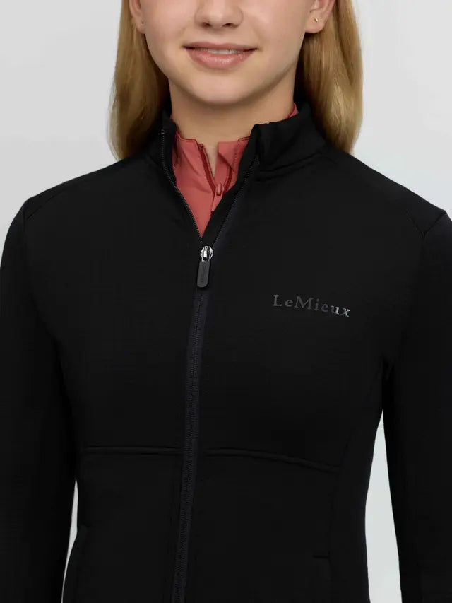 Le Mieux Young Rider Bethany Fleece Zip Through Black