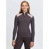 Le Mieux Young Rider Mia Mesh Base Layer Cocoa