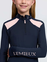 Le Mieux Young Rider Mia Mesh Base Layer Navy