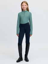 Le Mieux Young Rider Raye Ribbed Base Layer Aloe