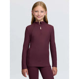 Le Mieux Young Rider Raye Ribbed Base Layer Bramble