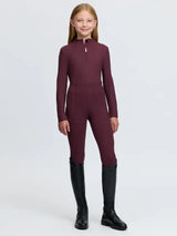 Le Mieux Young Rider Raye Ribbed Base Layer Bramble