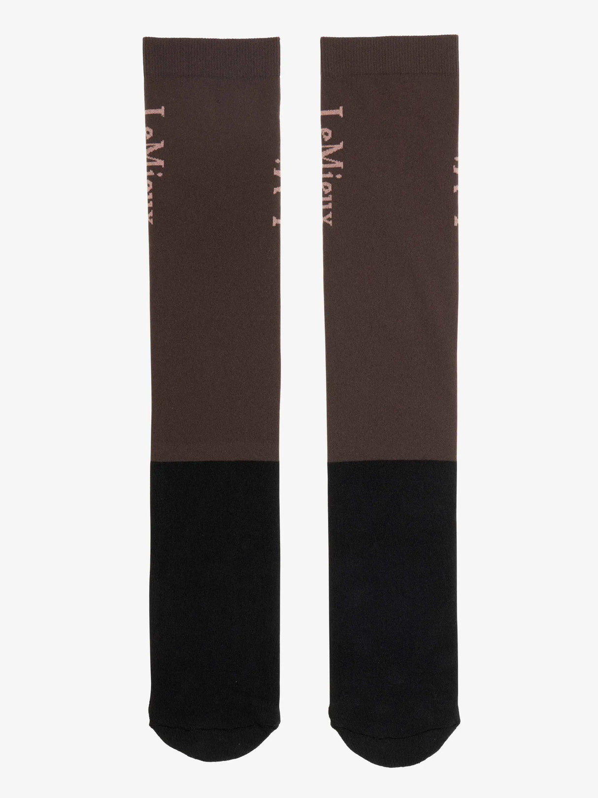 Le Mieux Competition Socks 2 Pack Cocoa Medium