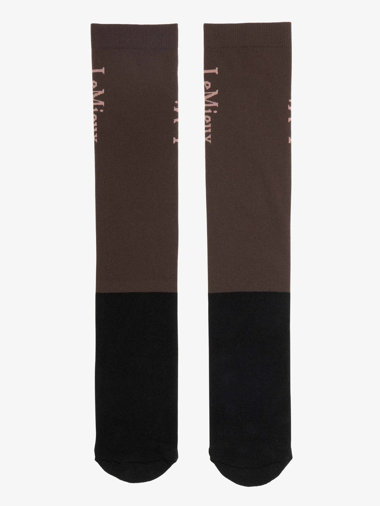 Le Mieux Competition Socks 2 Pack Cocoa Medium