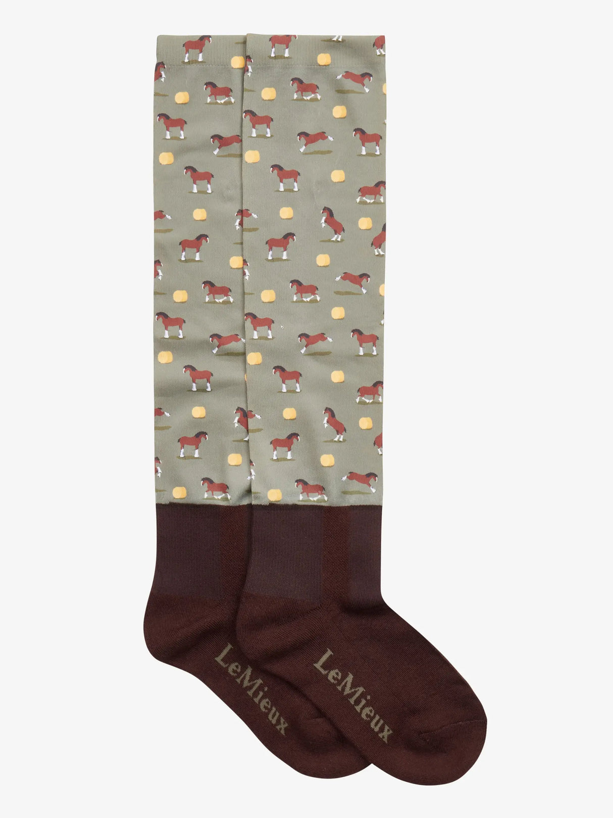 Le Mieux Adult Footsie Socks Clydesdale / Willow Medium
