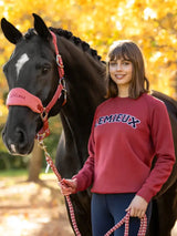 Le Mieux Vida Varsity Crew Neck Sweat Russet