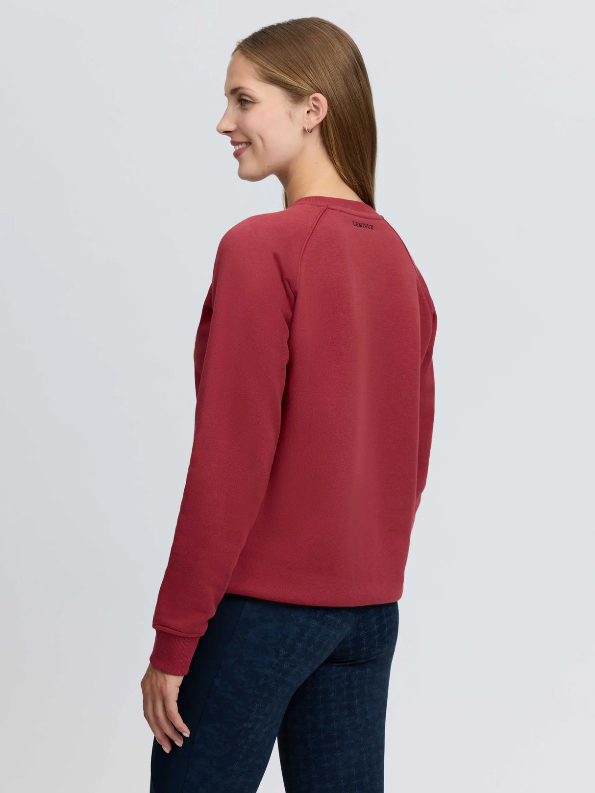 Le Mieux Vida Varsity Crew Neck Sweat Russet
