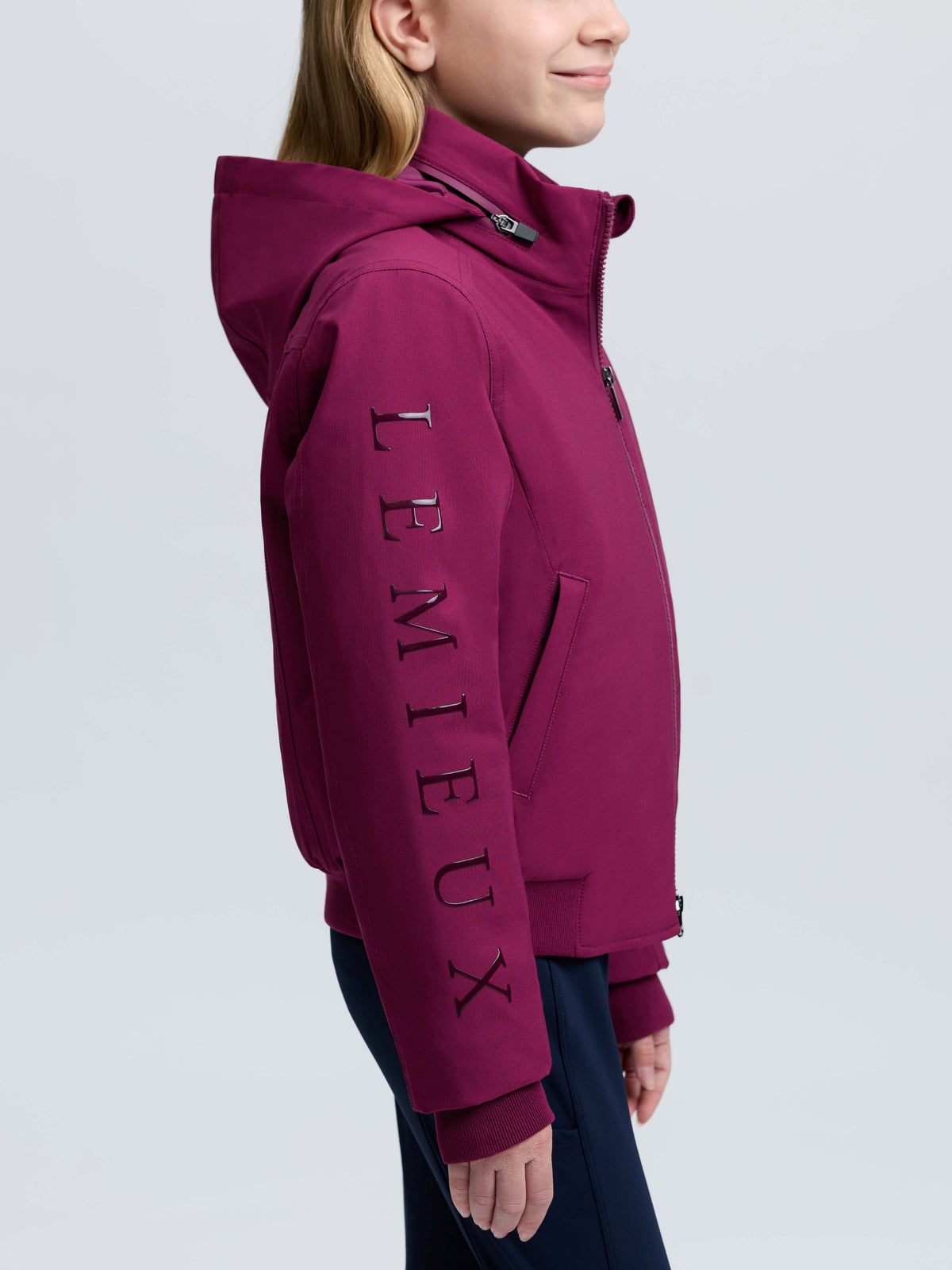 Le Mieux Young Rider Clarissa Crew Jacket Blackberry