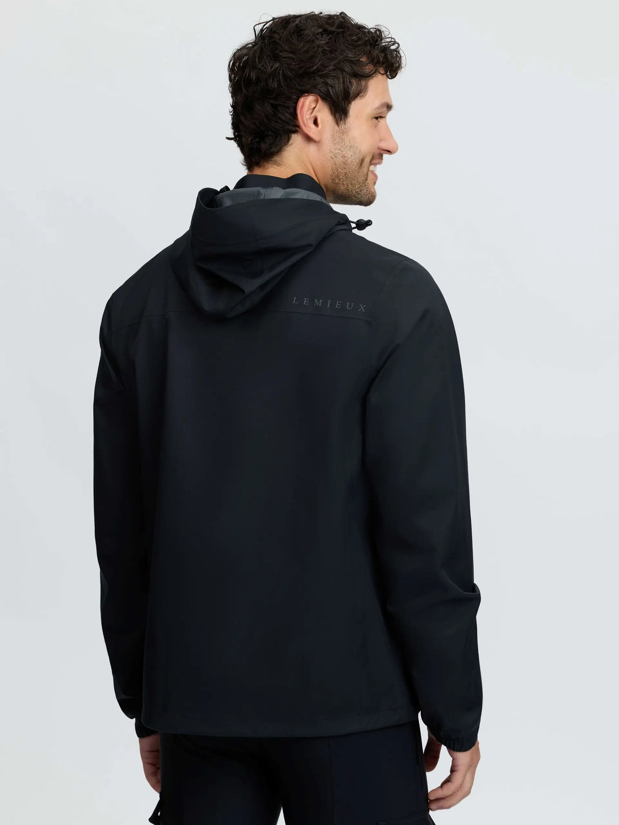 Le Mieux Mens Waterproof Lightweight Jacket Black