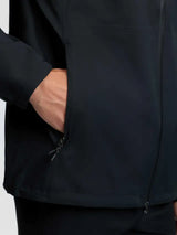Le Mieux Mens Waterproof Lightweight Jacket Black
