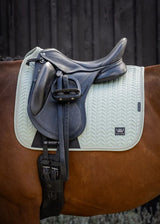 Woof Wear Herringbone Saddle Pad DR Sage Full