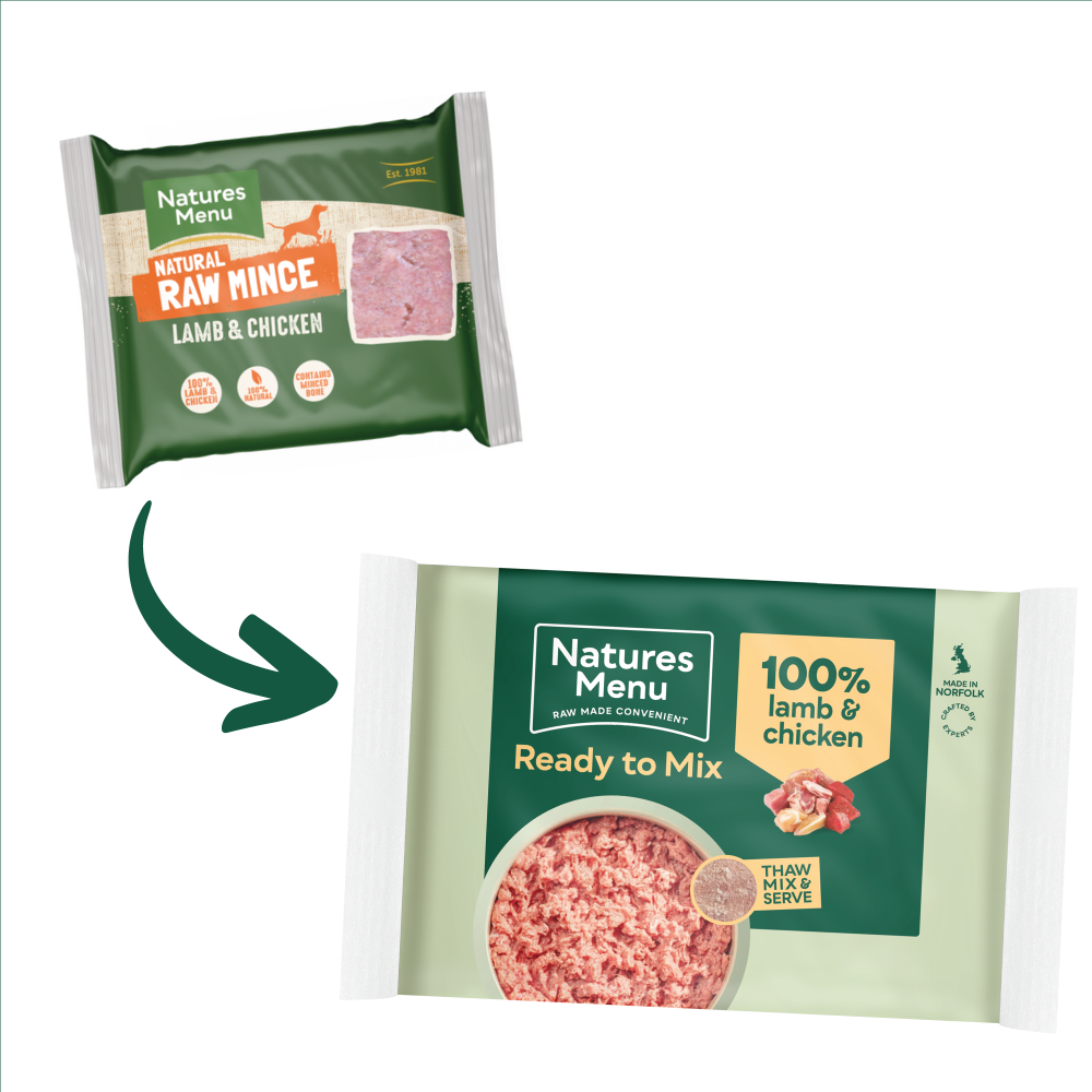 Natures Menu Dog - Frozen Just Lamb & Chicken Mince 400g
