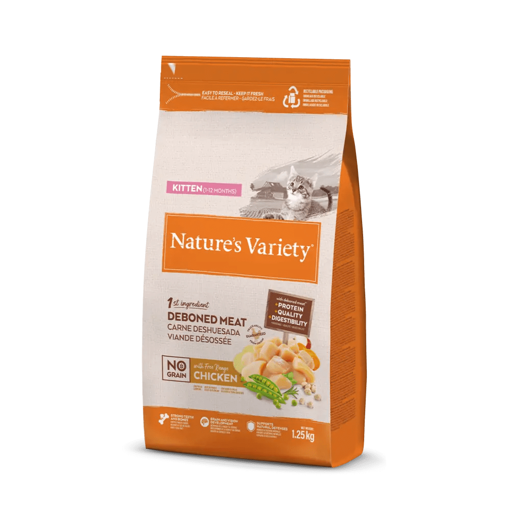 Natures Variety Cat - No Grain Chicken For Kittens 1.25kg